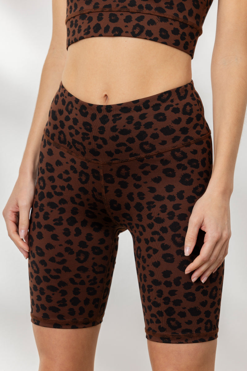 Biker Leo Chocolate | Hey Honey Yoga & Active Wear