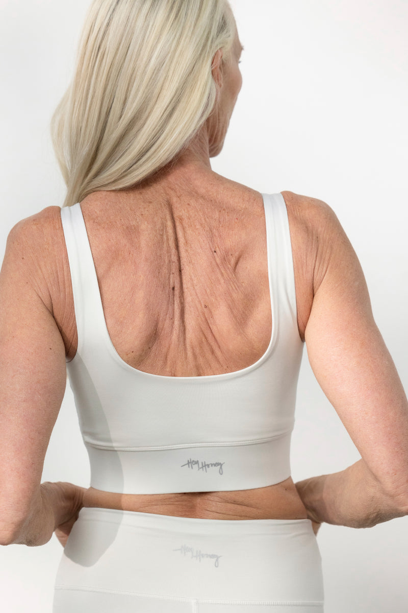 Bustier White | Hey Honey Yoga & Active Wear