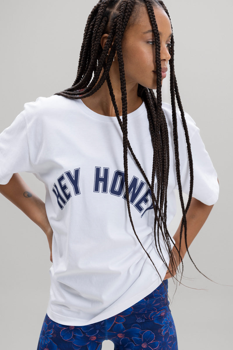 T-Shirt Hey Honey White | Hey Honey & Active Wear