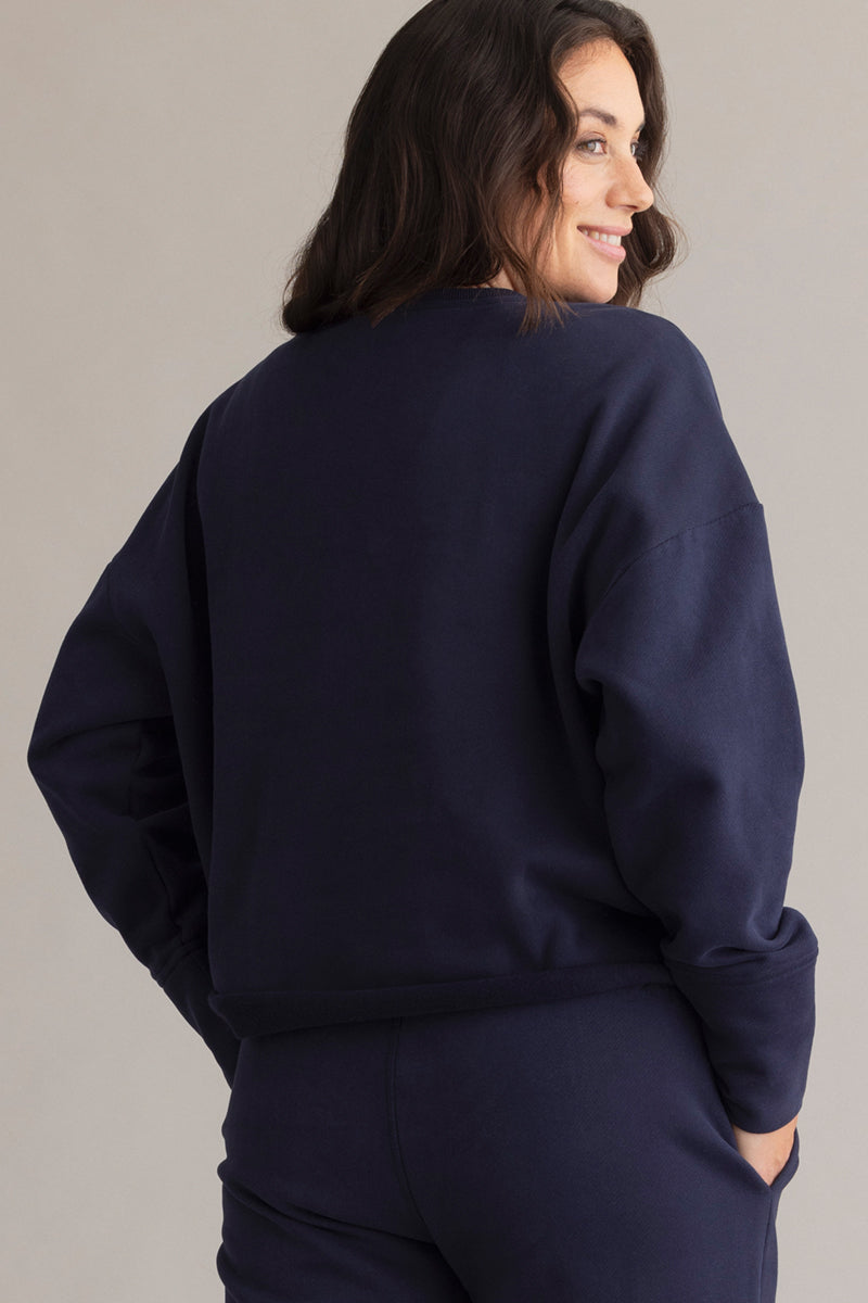 Cozy Sweat Baritone Blue Set | Hey Honey & Active Wear