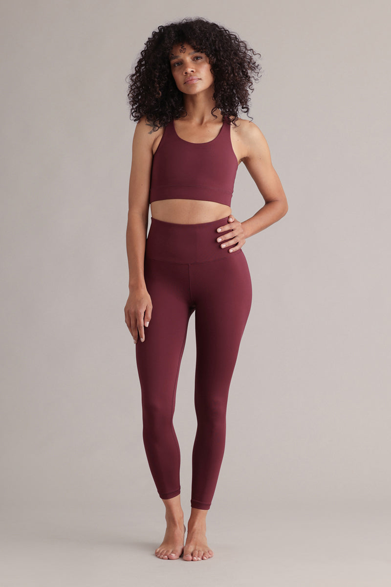 Cropped Leggings Italian Plum | Hey Honey & Active Wear