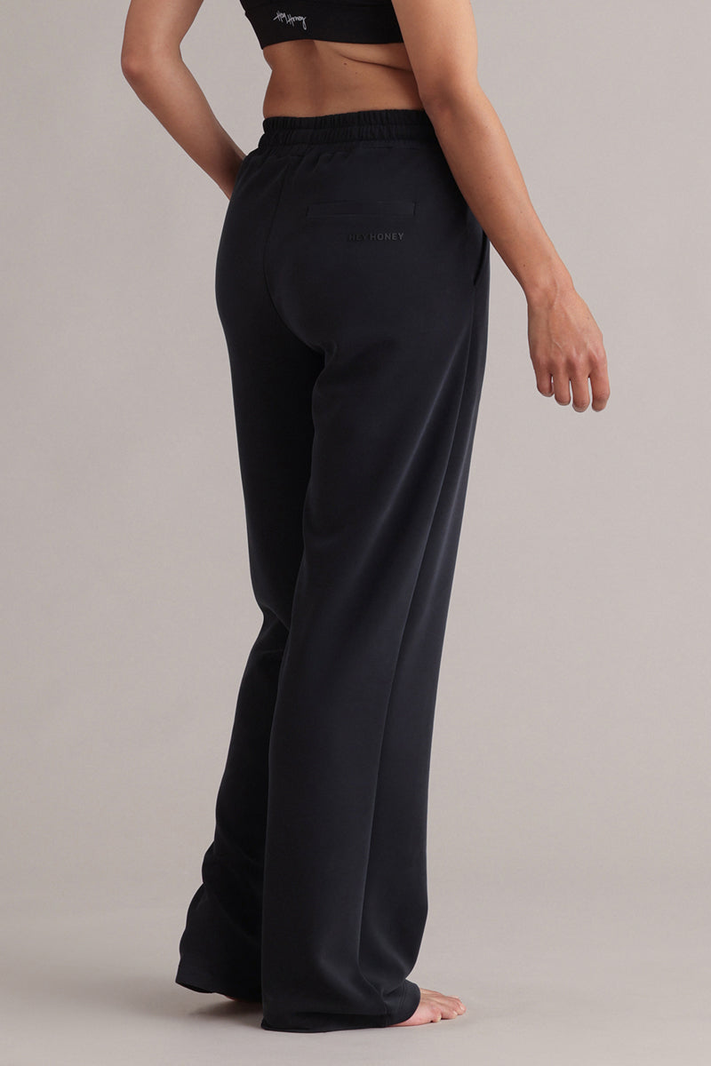 Lux Trackpants Black | Hey Honey & Active Wear