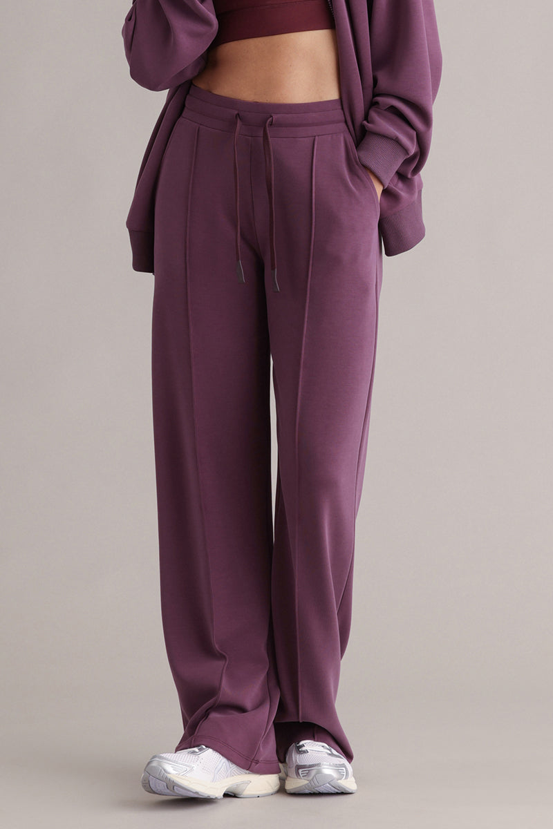 Long Jersey Pants Italian Plum | Hey Honey & Active Wear
