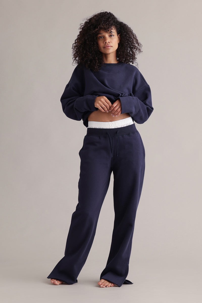 Cozy Sweat Pants Baritone Blue | Hey Honey & Active Wear