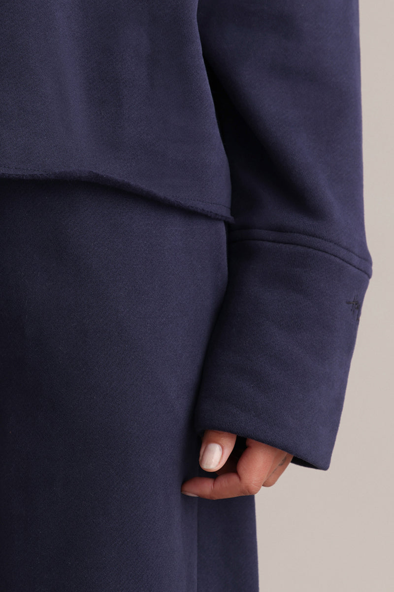 Cozy Sweat Baritone Blue Set | Hey Honey & Active Wear