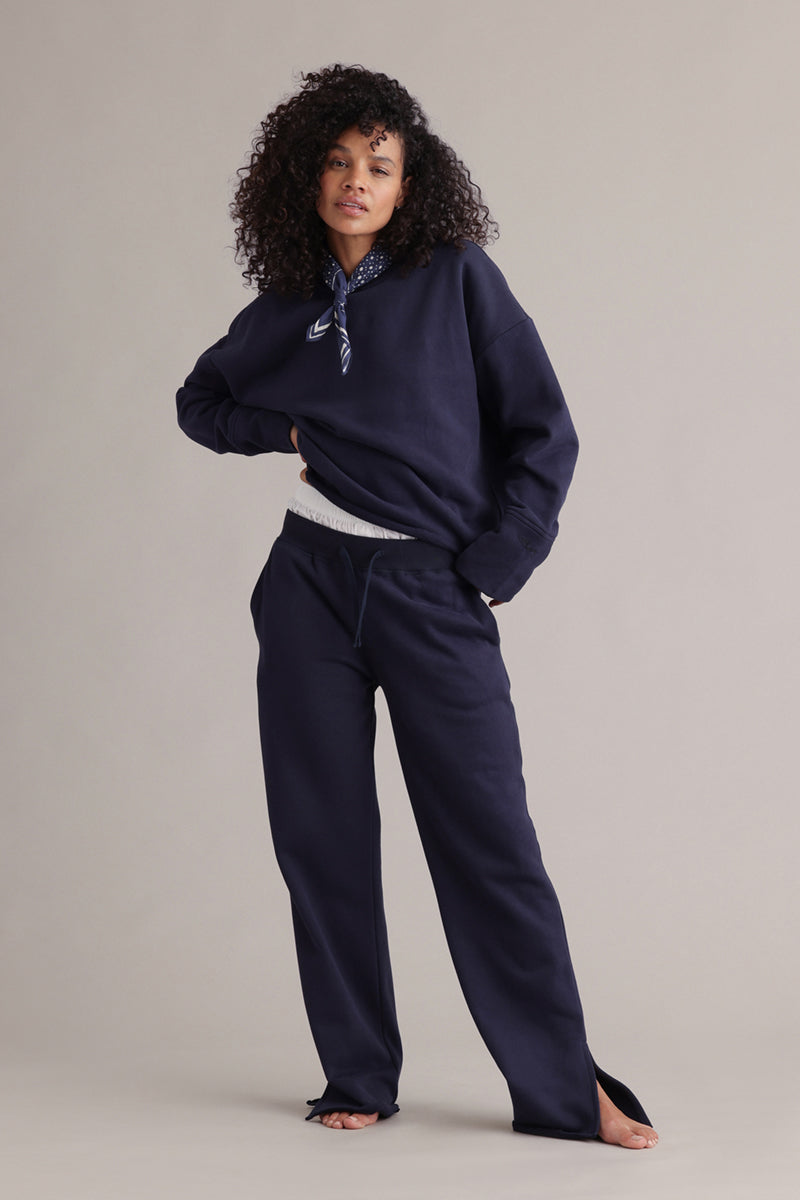 Cozy Sweat Baritone Blue Set | Hey Honey & Active Wear