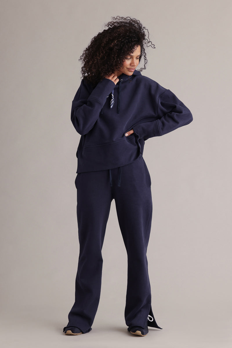 Cozy Sweat Baritone Blue Set | Hey Honey & Active Wear