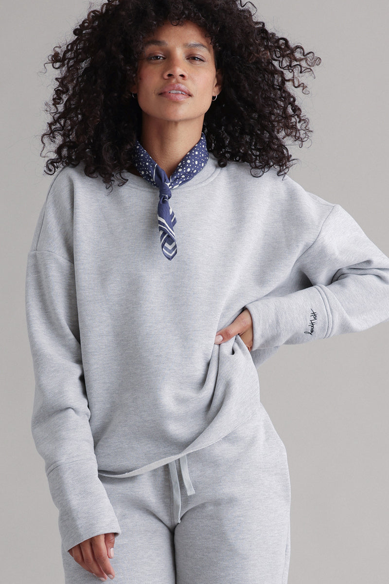 Cozy Sweat Grey Melange Set | Hey Honey & Active Wear