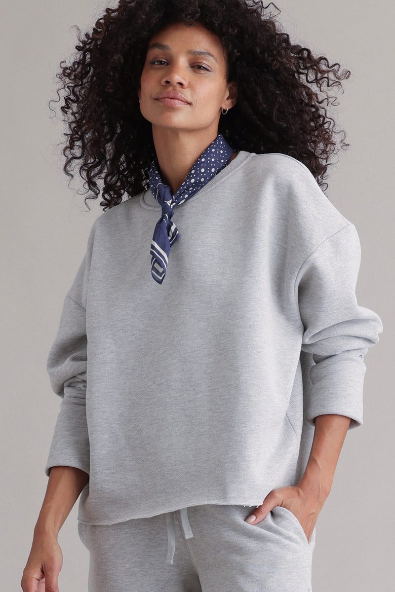 Cozy Sweat Grey Melange Set | Hey Honey & Active Wear