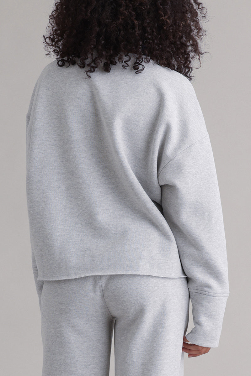 Cozy Sweat Grey Melange Set | Hey Honey & Active Wear