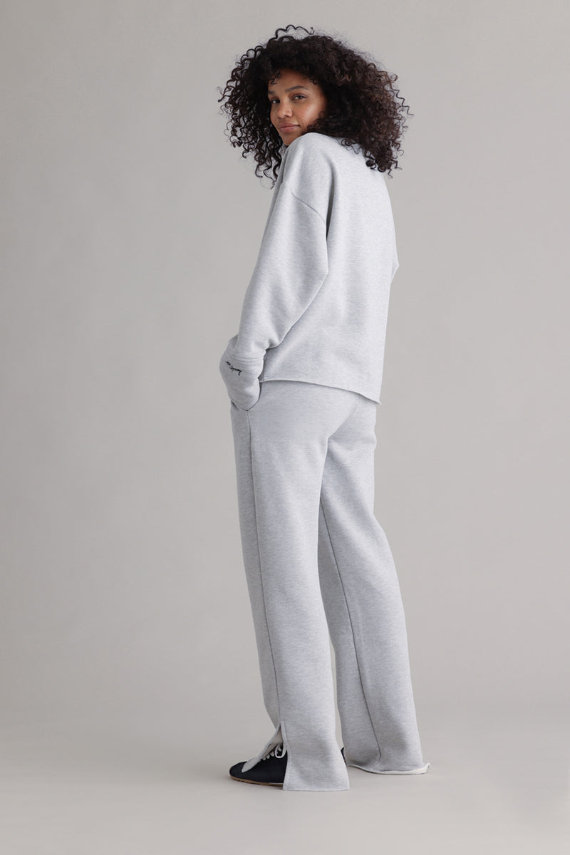 Cozy Sweat Grey Melange Set | Hey Honey & Active Wear