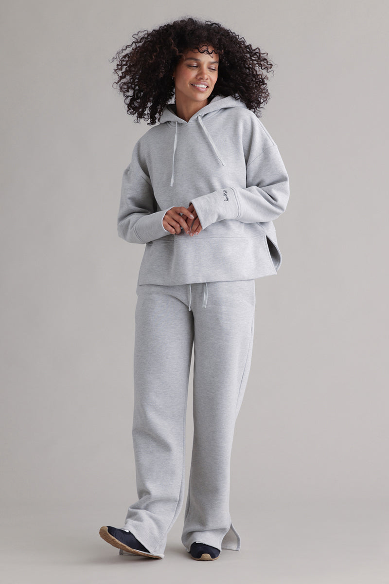 Cozy Sweat Grey Melange Set | Hey Honey & Active Wear