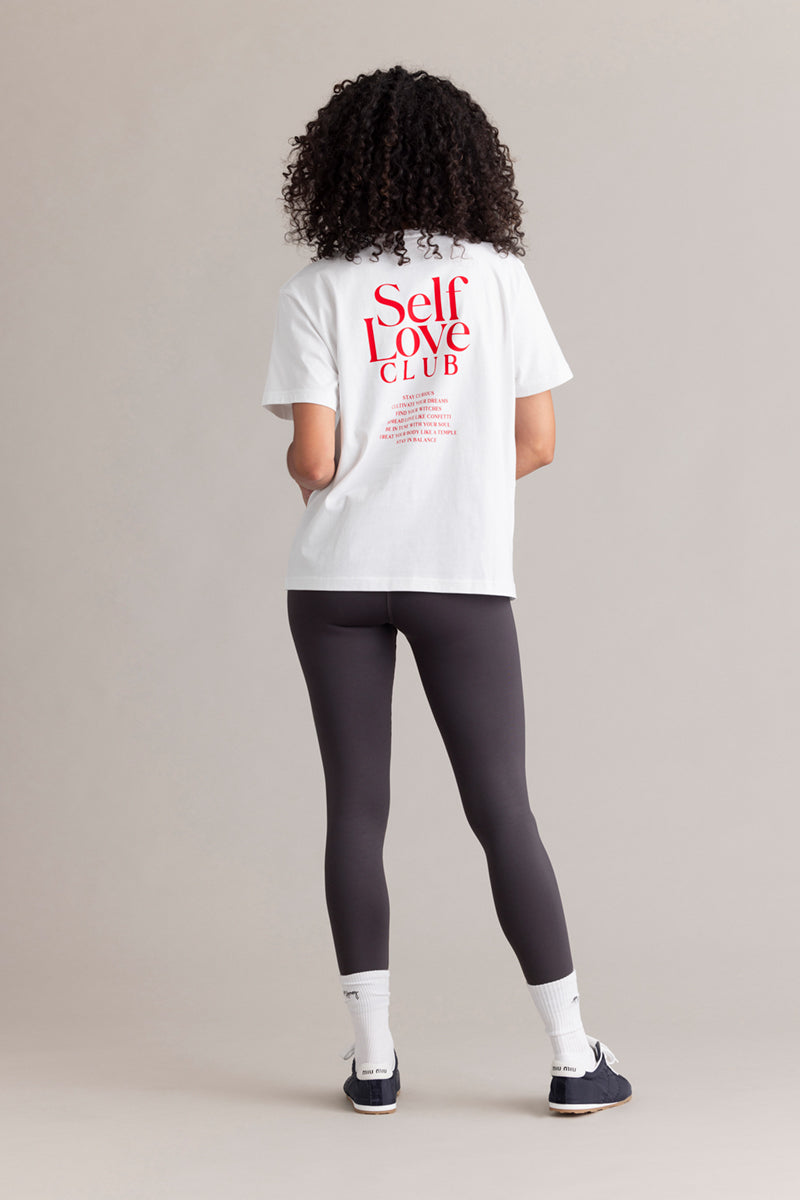 T-Shirt Self Love White | Hey Honey & Active Wear