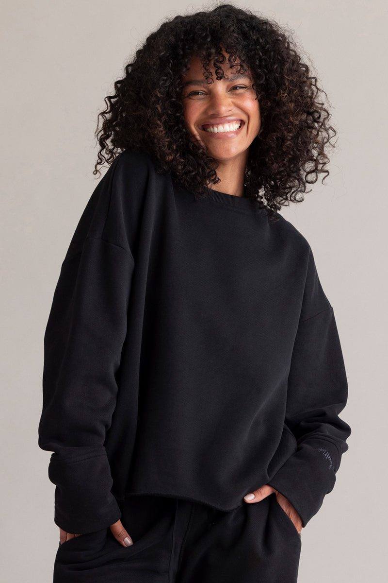 Cozy Sweat Black | Hey Honey & Active Wear