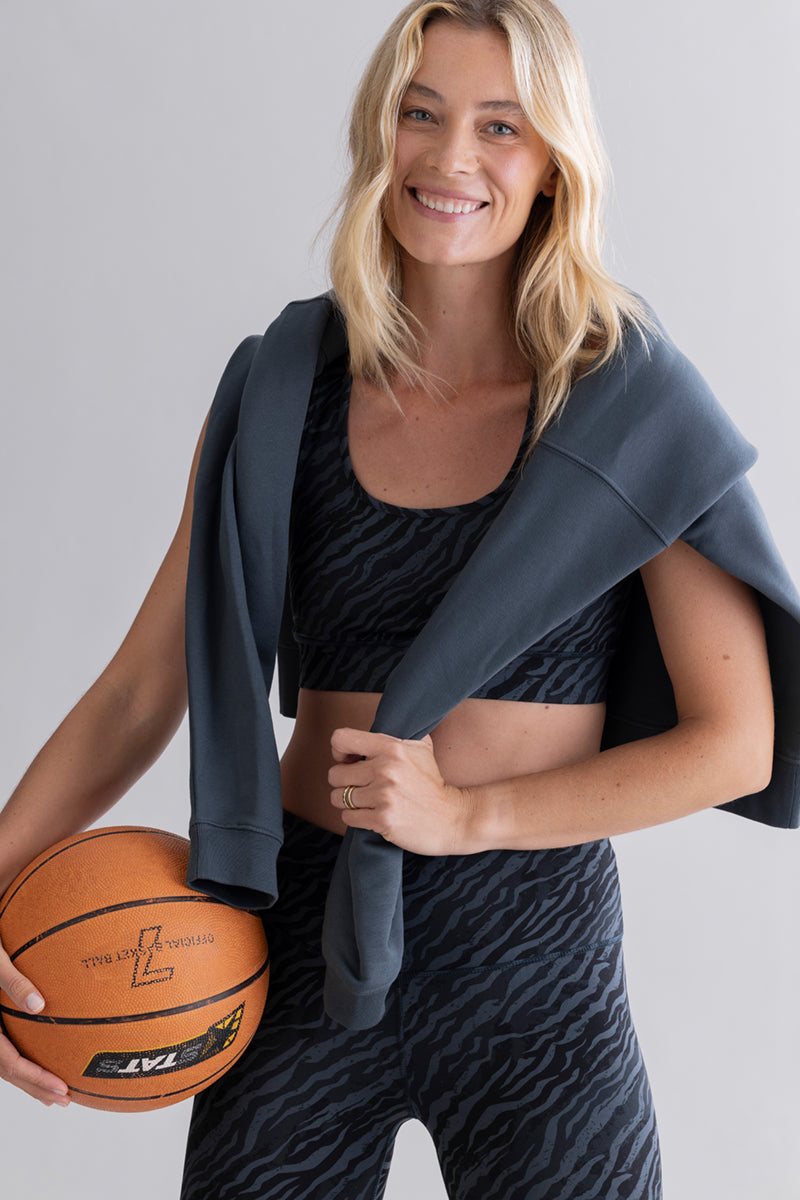 Hoodie Teal "Le Club" | Hey Honey & Active Wear