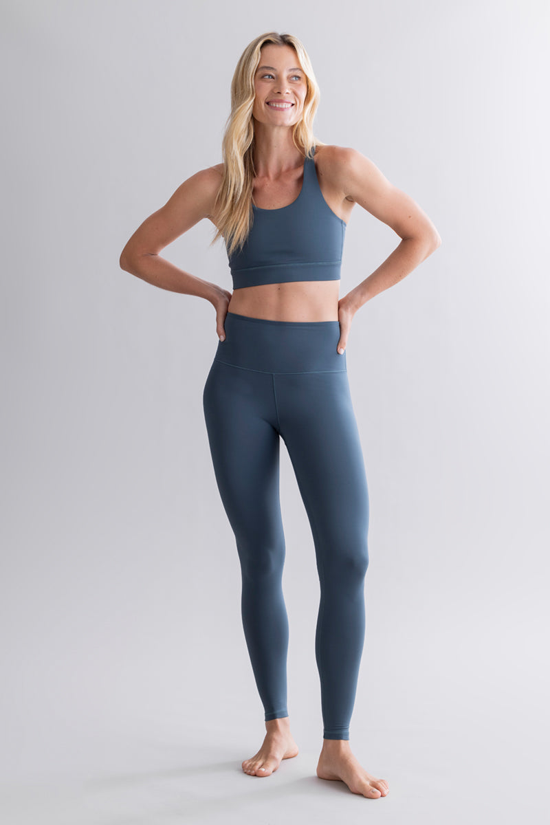 High-Waist Leggings Cotton Touch Teal | Hey Honey & Active Wear
