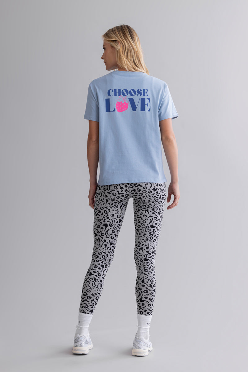 T-Shirt Love Dusty Blue | Hey Honey & Active Wear