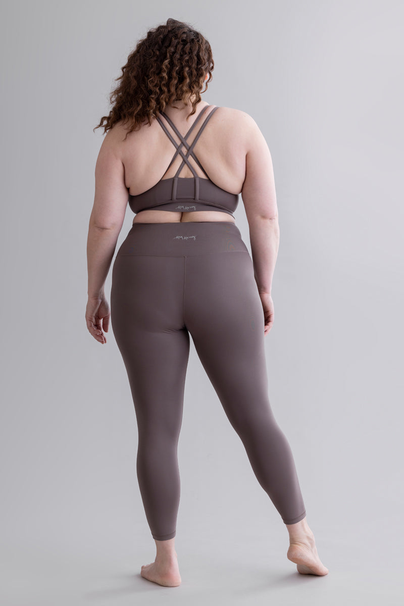 Criss-Cross Bra Cotton Touch Taupe | Hey Honey & Active Wear