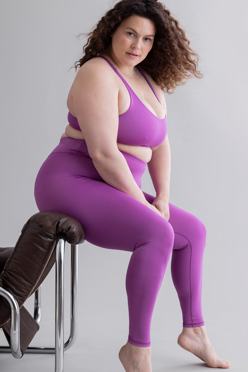 Criss-Cross Bra Striking Purple | Hey Honey & Active Wear