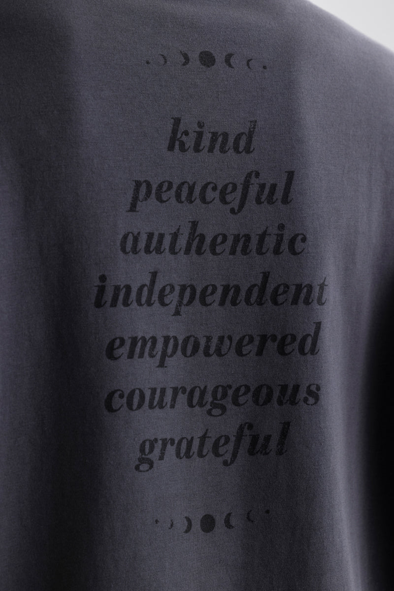 T-Shirt Kind Dark Grey | Hey Honey & Active Wear