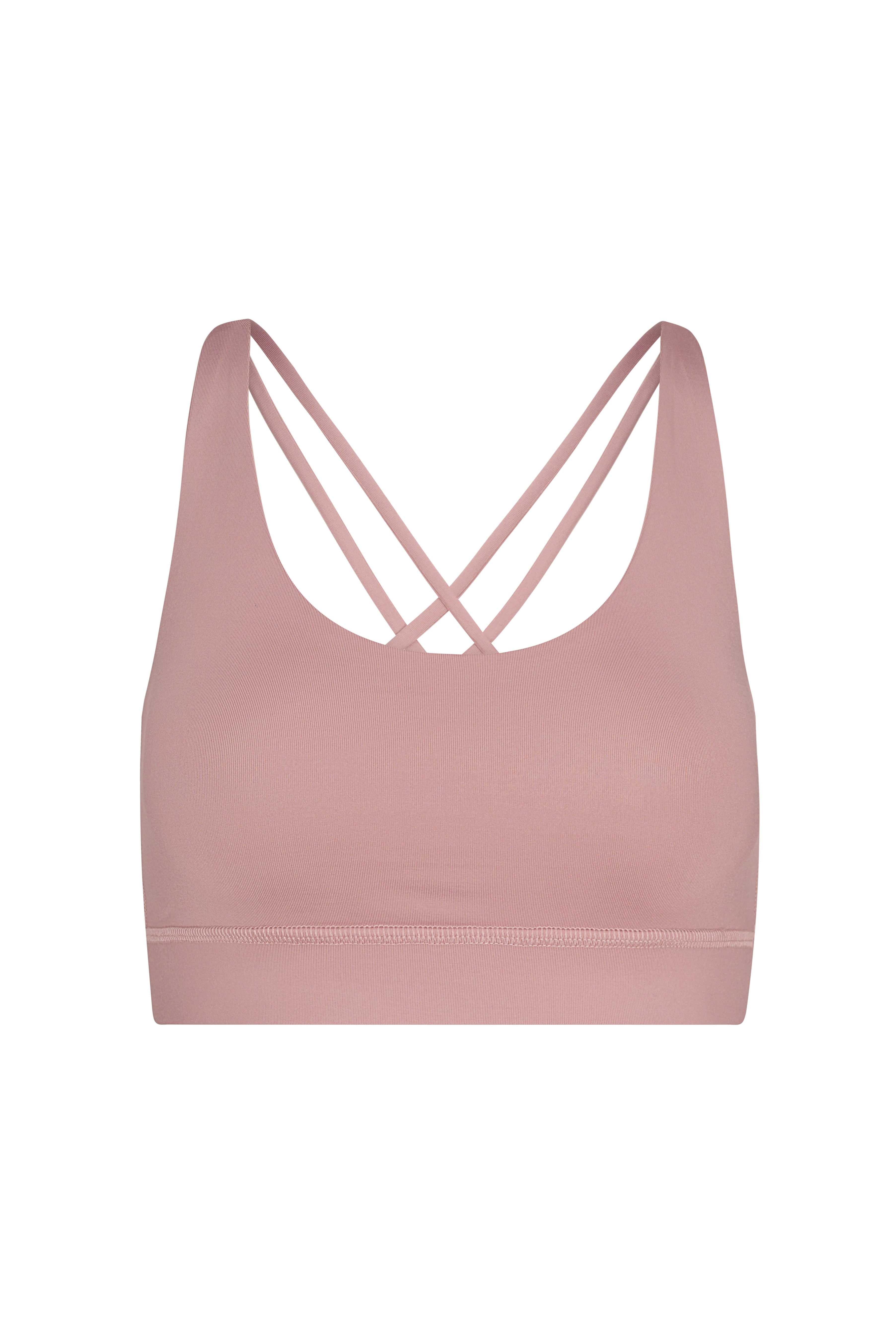 Criss-Cross Bra Rose | Hey Honey Yoga & Active Wear