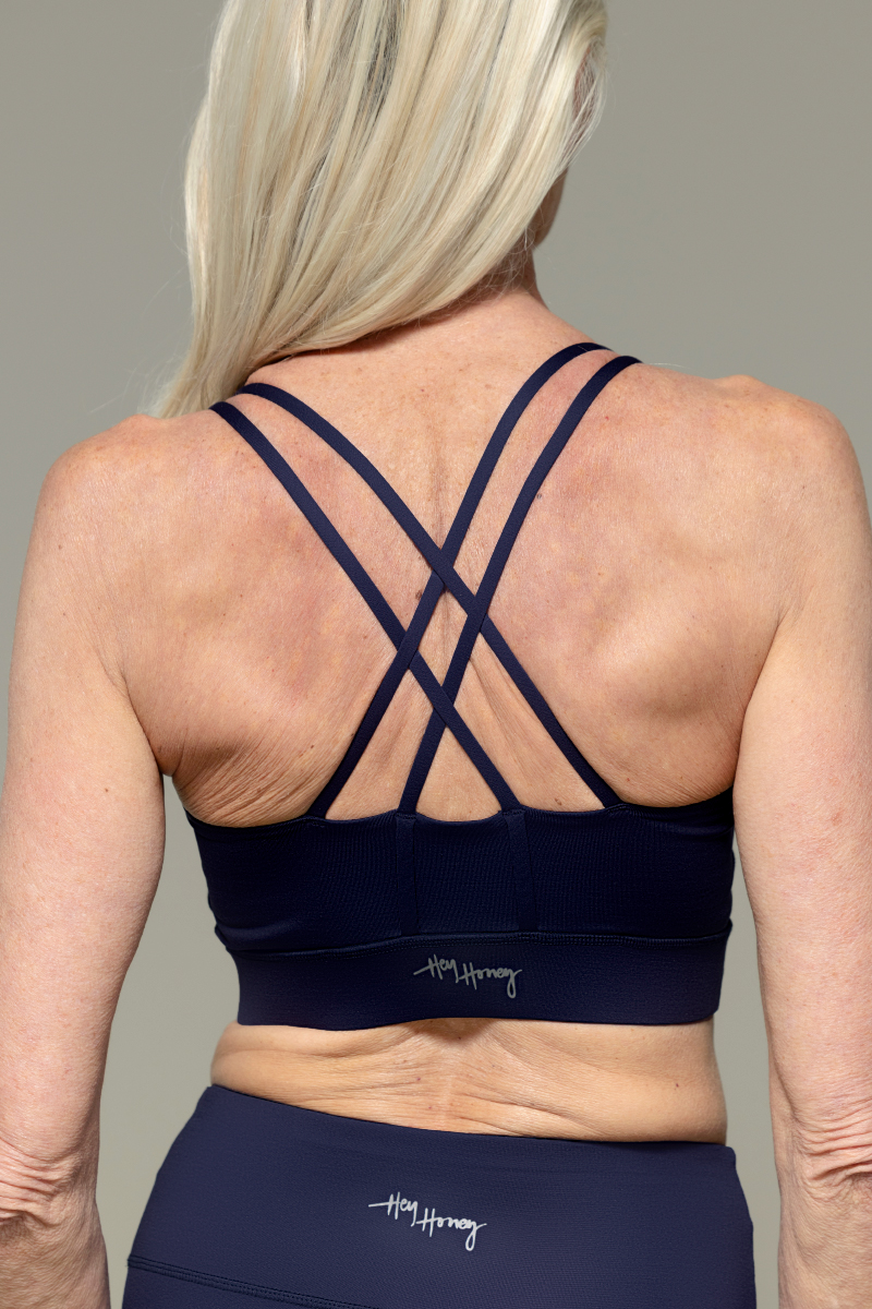 Criss-Cross Bra Unicolor | Hey Honey Yoga & Active Wear