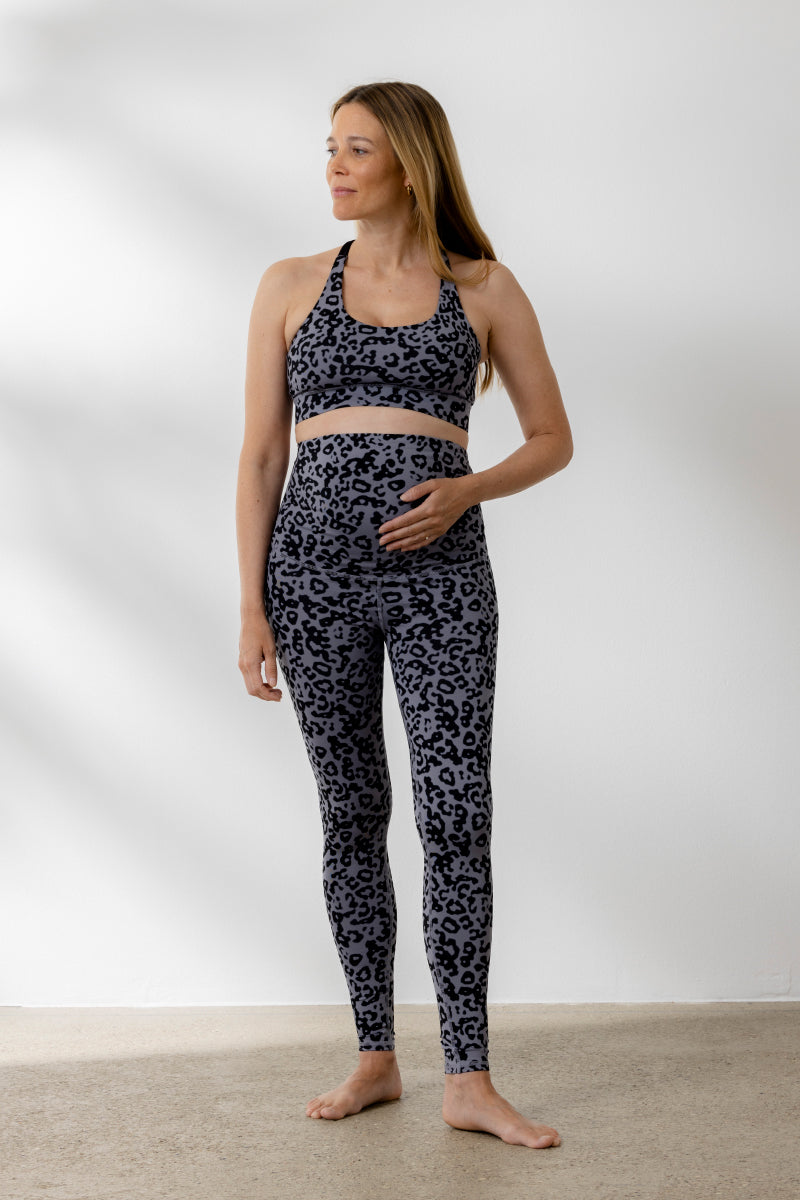 Maternity Leggings Distorted Animal Magnet | Hey Honey Yoga & Active Wear