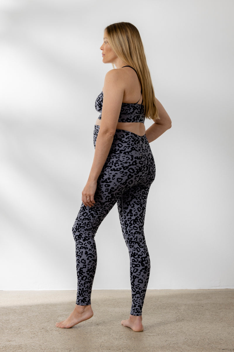 Maternity Leggings Distorted Animal Magnet | Hey Honey Yoga & Active Wear