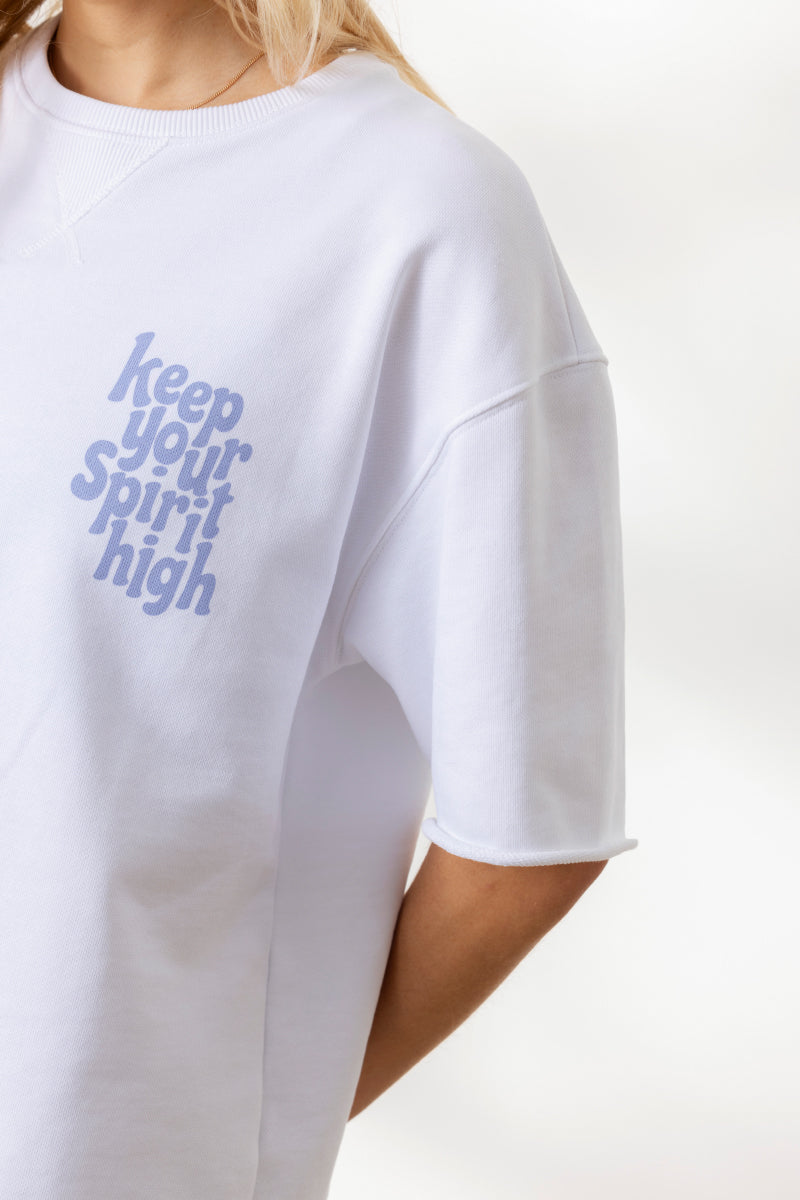 Sweatshirt Spirit White | Hey Honey Yoga & Active Wear