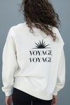 Sweater Voyage Off-White | Hey Honey Yoga & Active Wear