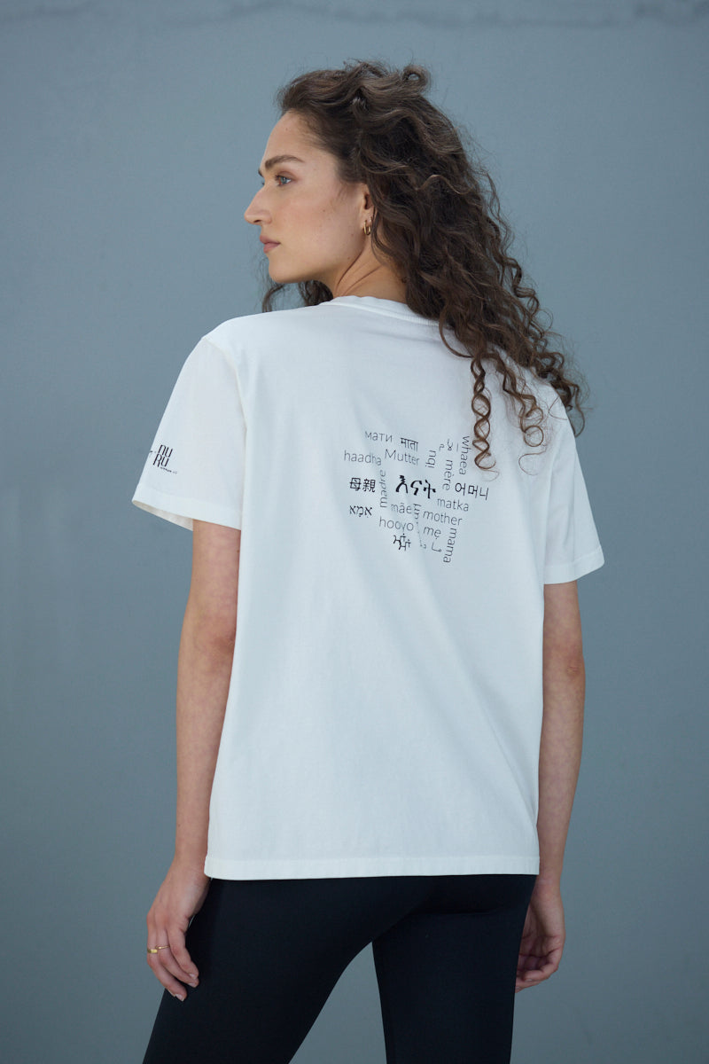 Shirt Mother White | Hey Honey Yoga & Active Wear