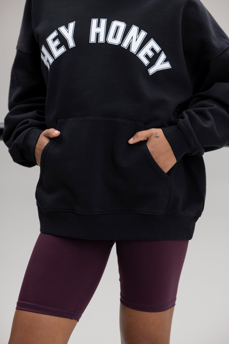 Hoodie Hey Honey Black | Hey Honey & Active Wear