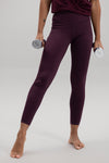 Cropped Leggings Wine | Hey Honey Yoga & Active Wear