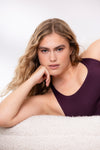 Criss-Cross Bra Wine | Hey Honey Yoga & Active Wear