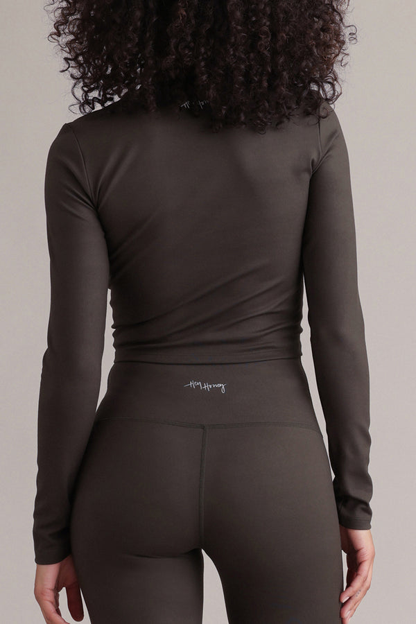 Longsleeve Cropped Always Dressed Forest Night | Hey Honey & Active Wear