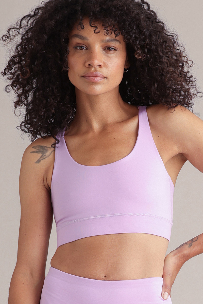 Criss-Cross Bra Lilac Breeze | Hey Honey & Active Wear