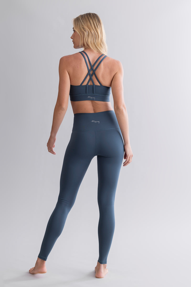 High-Waist Leggings Cotton Touch Teal | Hey Honey & Active Wear