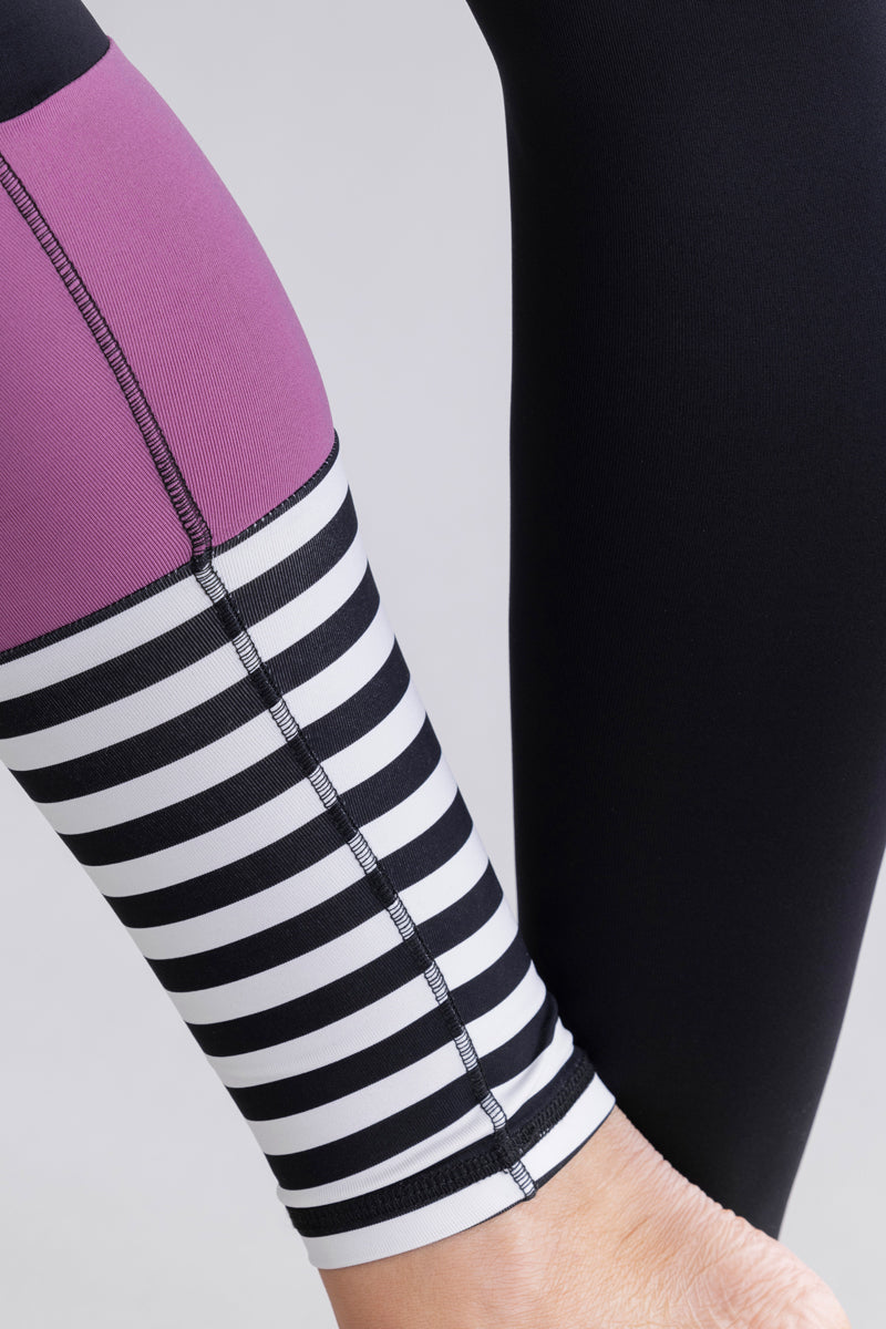 Surf Style Leggings Striking Purple | Hey Honey & Active Wear