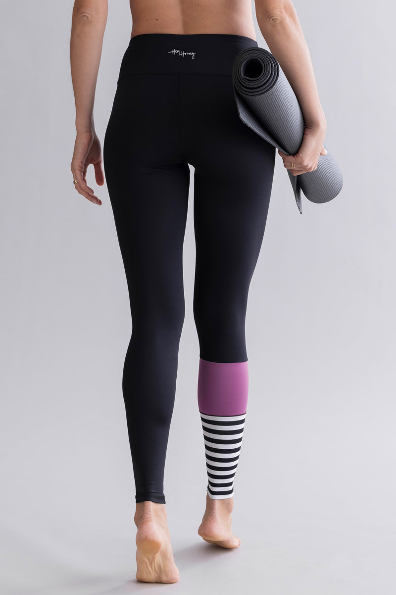 Surf Style Leggings Striking Purple | Hey Honey & Active Wear