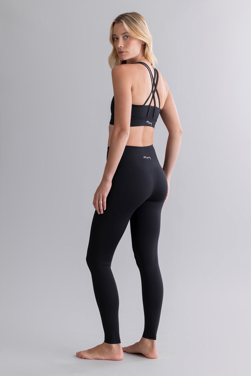 High-Waist Leggings Cotton Touch Black | Hey Honey & Active Wear