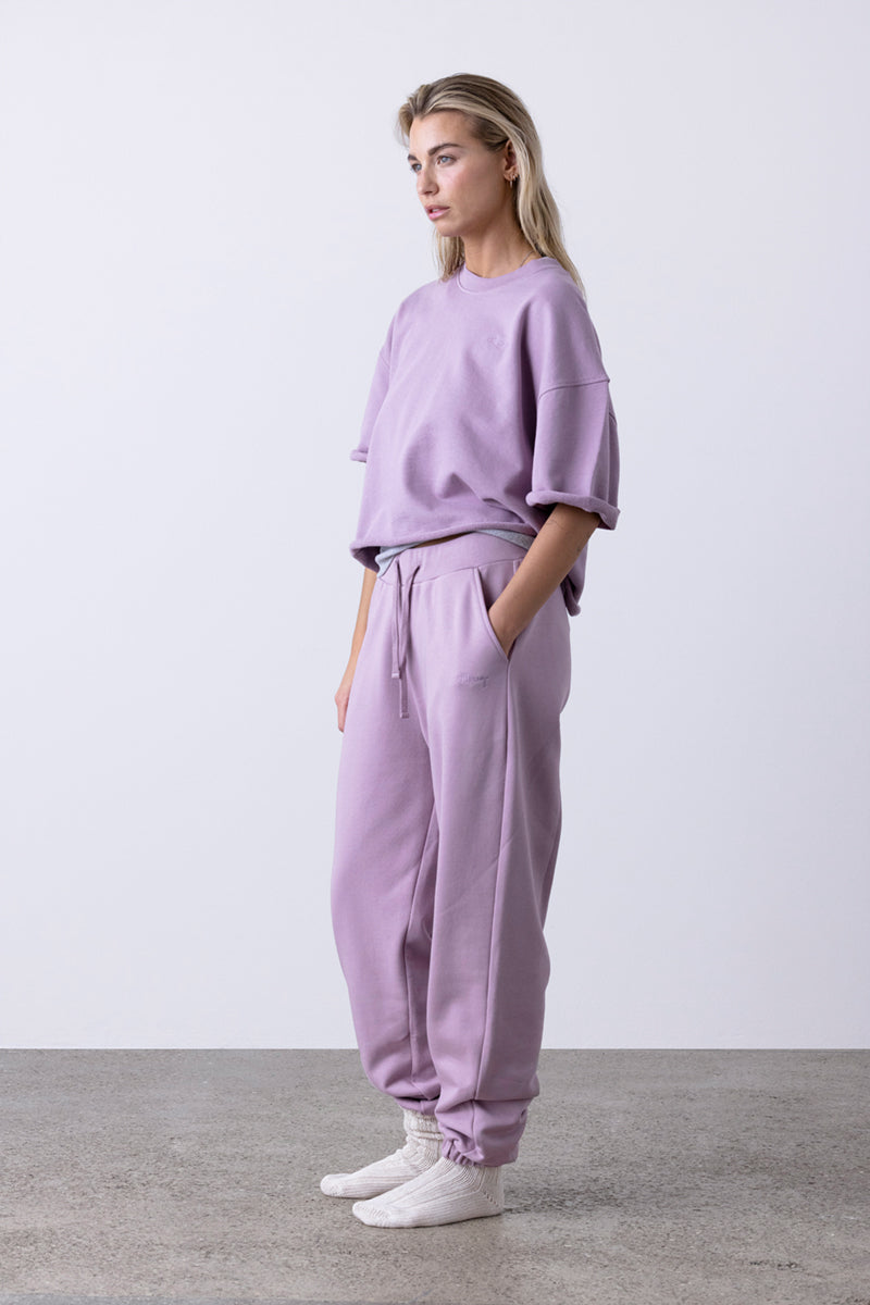 Short Sleeve Sweat Mauve | Hey Honey & Active Wear