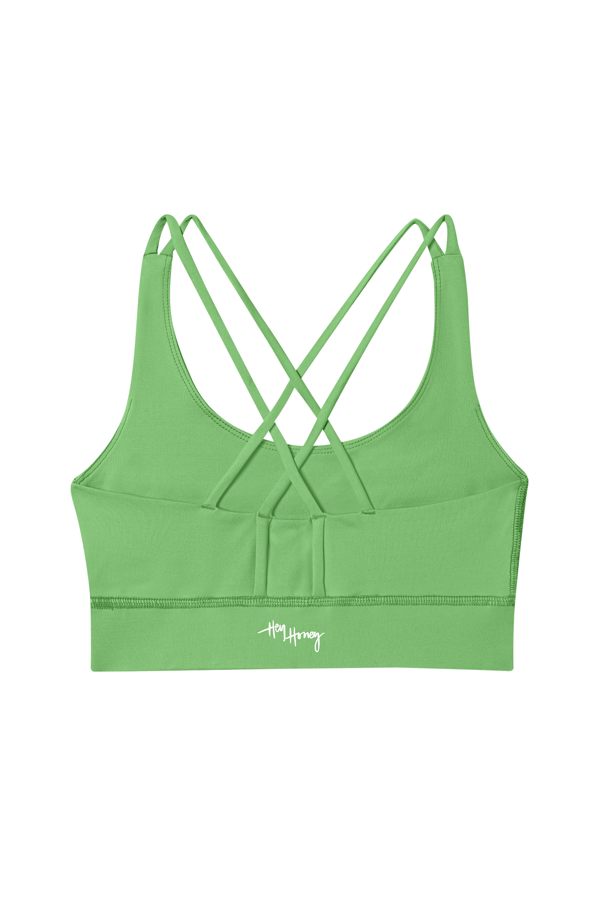 Criss-Cross Bra Summer Green