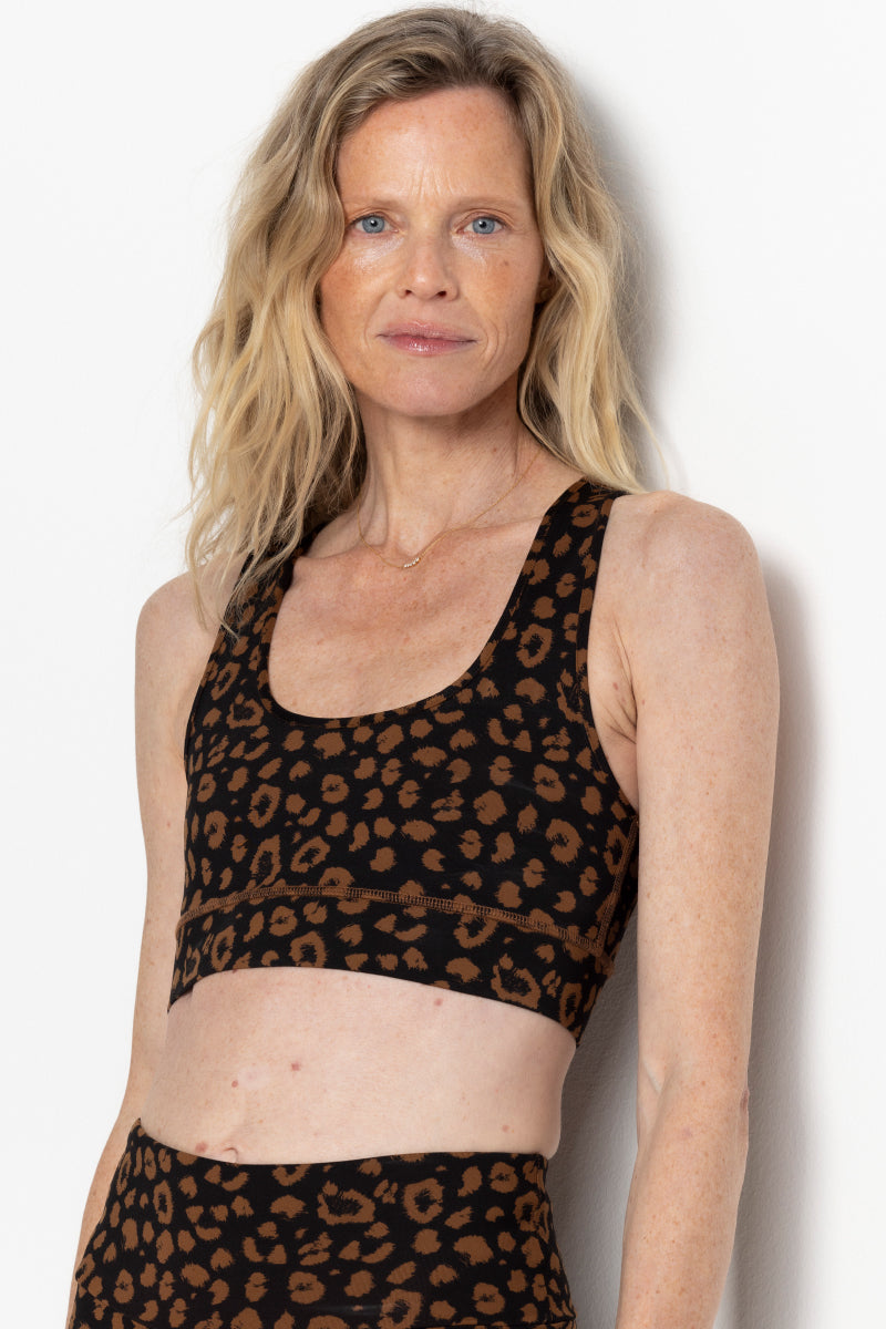 Bra Leo Toffee | Hey Honey Yoga & Active Wear