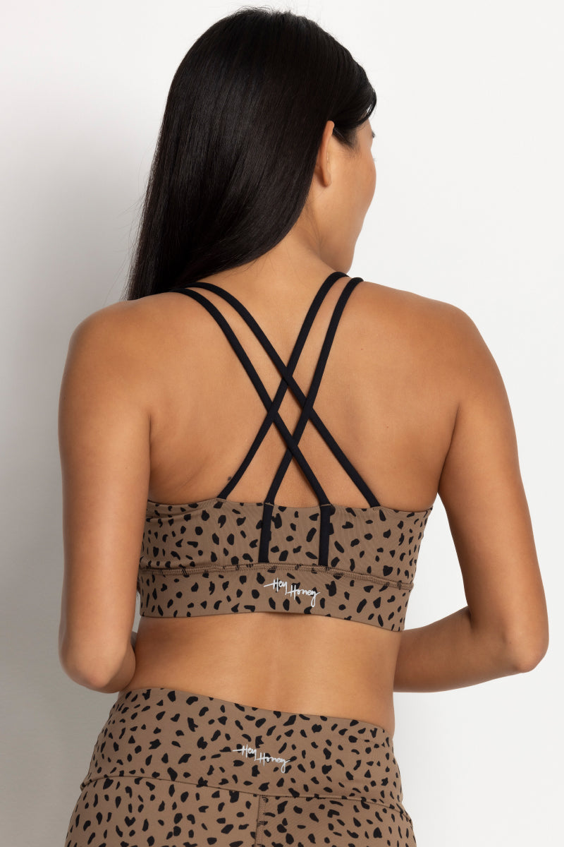 Criss-Cross Bra Print